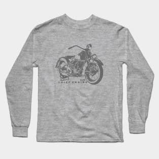 VINTAGE MOTORCYCLES I-CHIEF ENGINE 1939 Long Sleeve T-Shirt